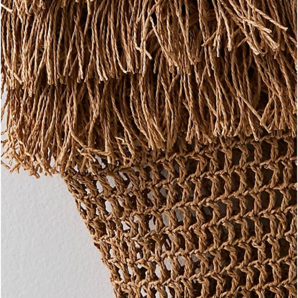 NWOT Free People Tropical Tote COLOR - Sand - Picture 4 of 4